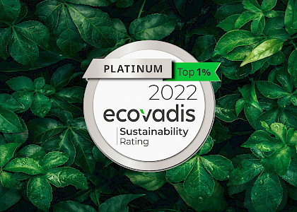 EcoVadis Platinum Score